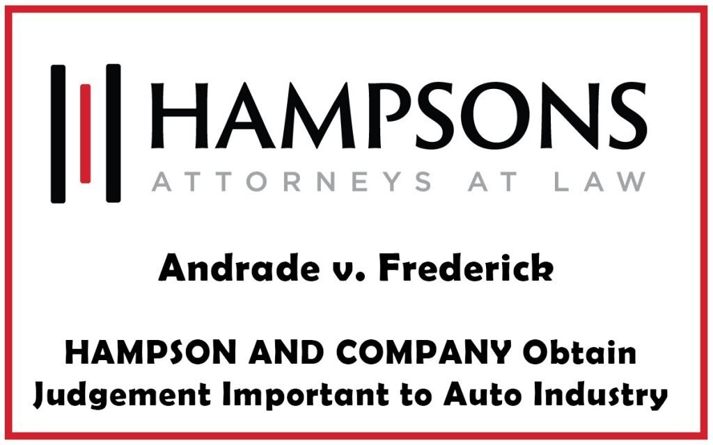 Hampson andrade v frederick
